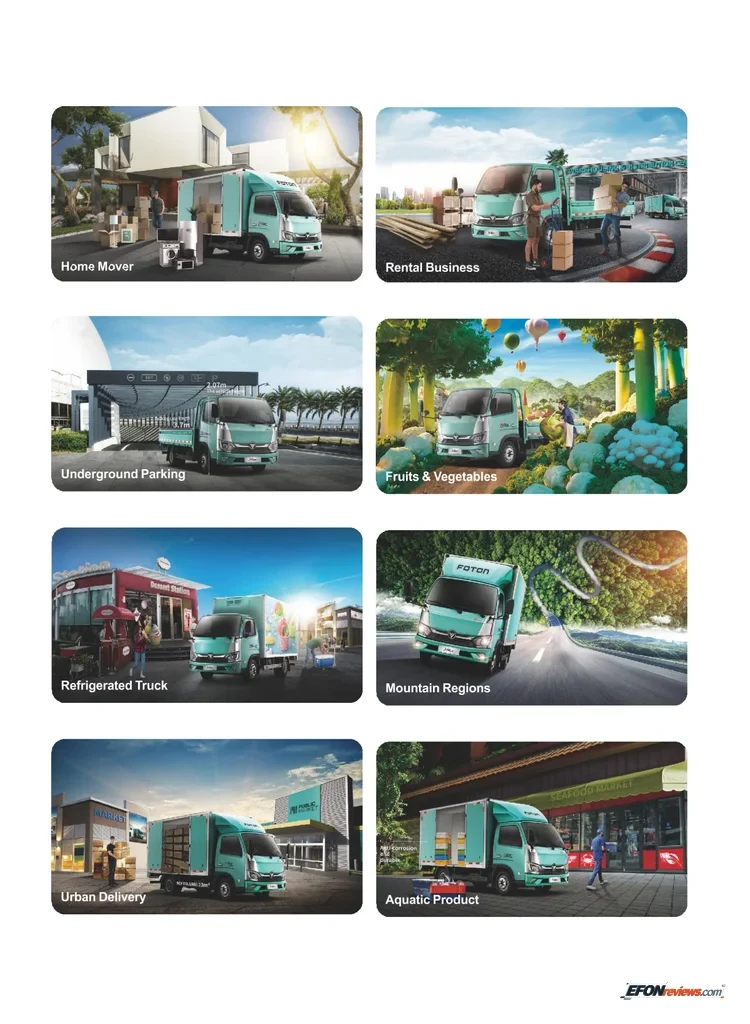 Image [1]-Foton Miler Economical Light Truck Specs-