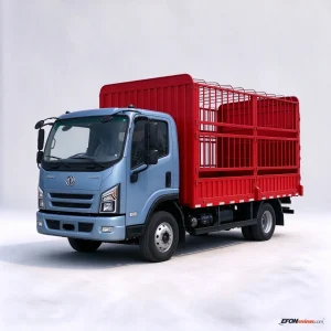 Tri-Ring 4x2 EV Fence Cargo Truck - 100.46kWh-