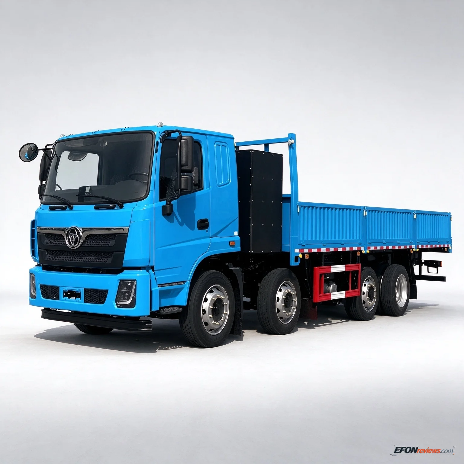 Tri-Ring 8×2 EV Cargo Truck-352kWh-
