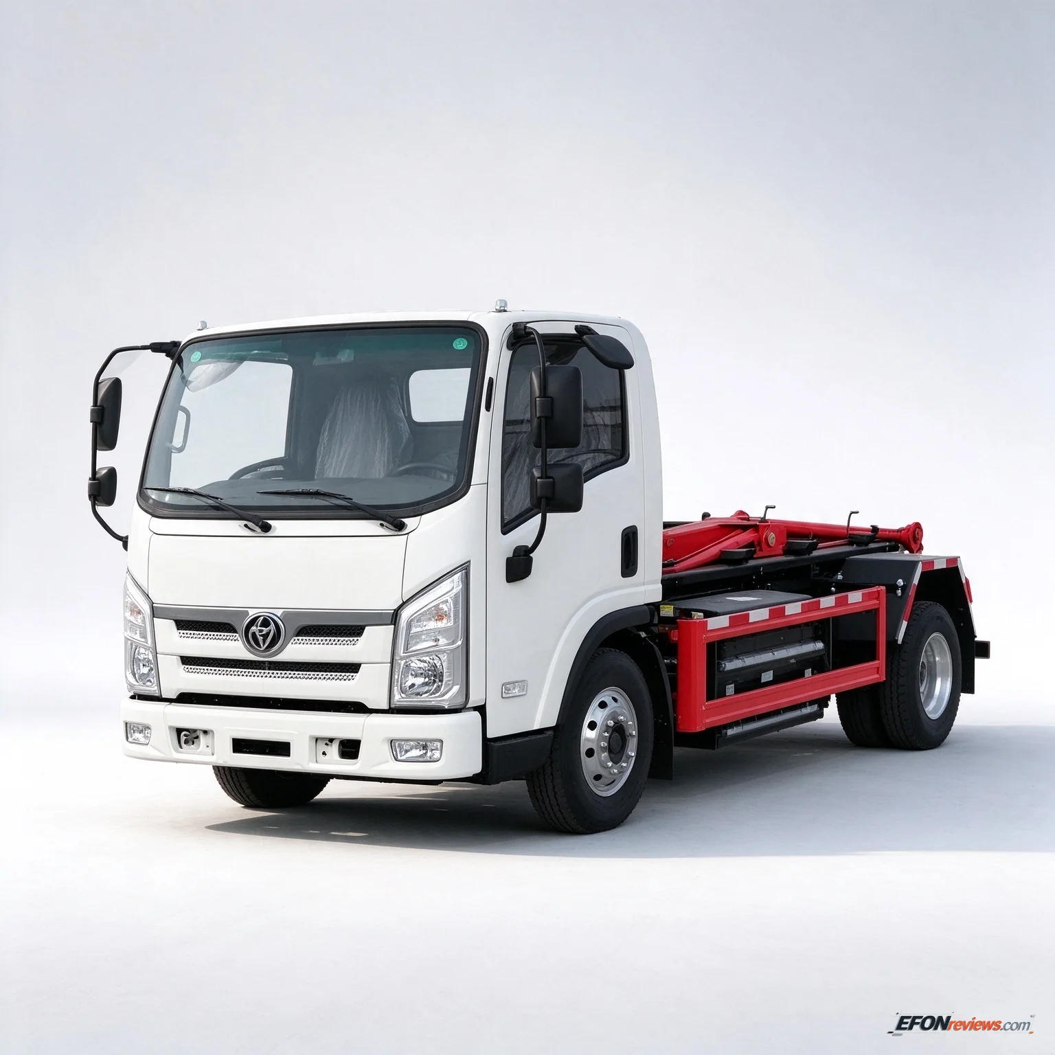 Tri-Ring 4×2 EV Dischargeable Garbage Truck – 100kWh-