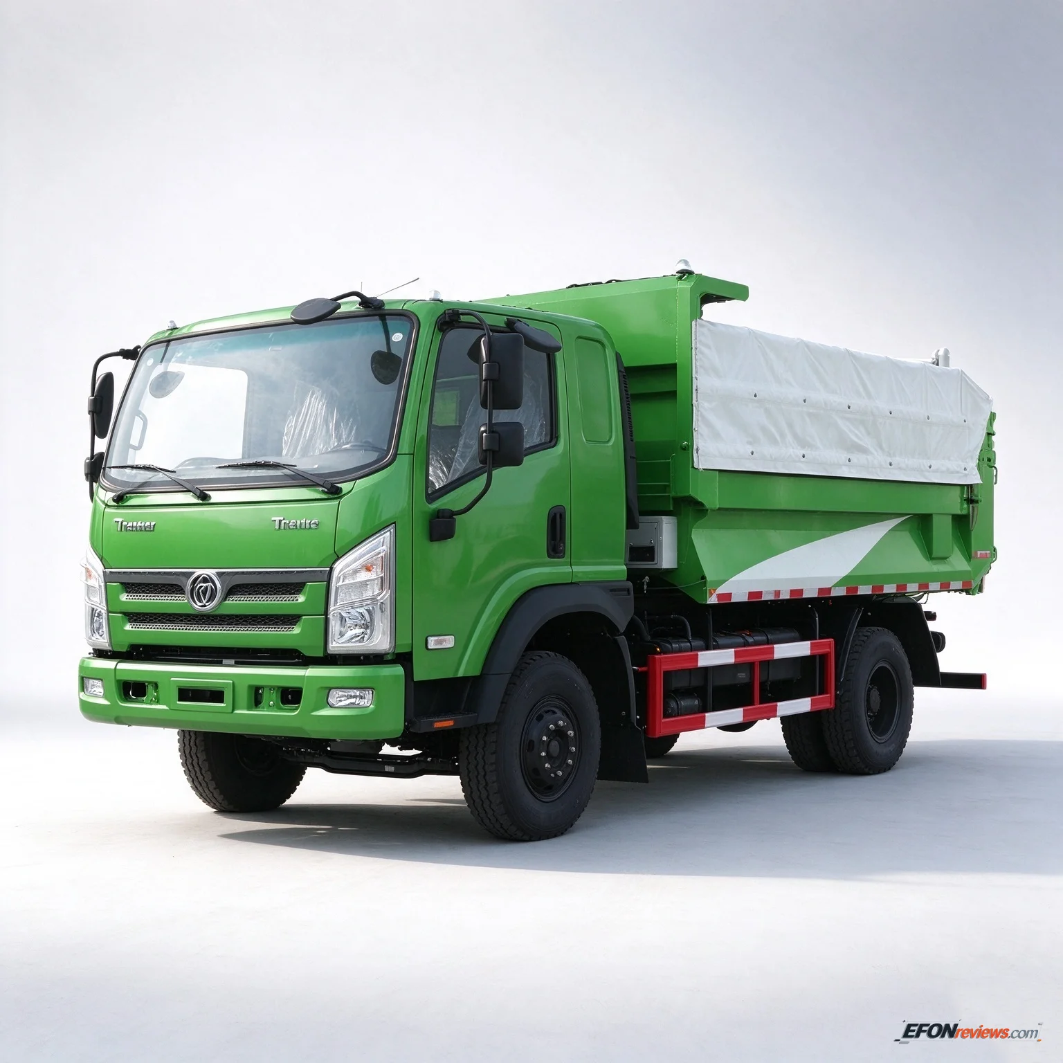 Tri-Ring 4×2 EV Dump Truck-165kWh-