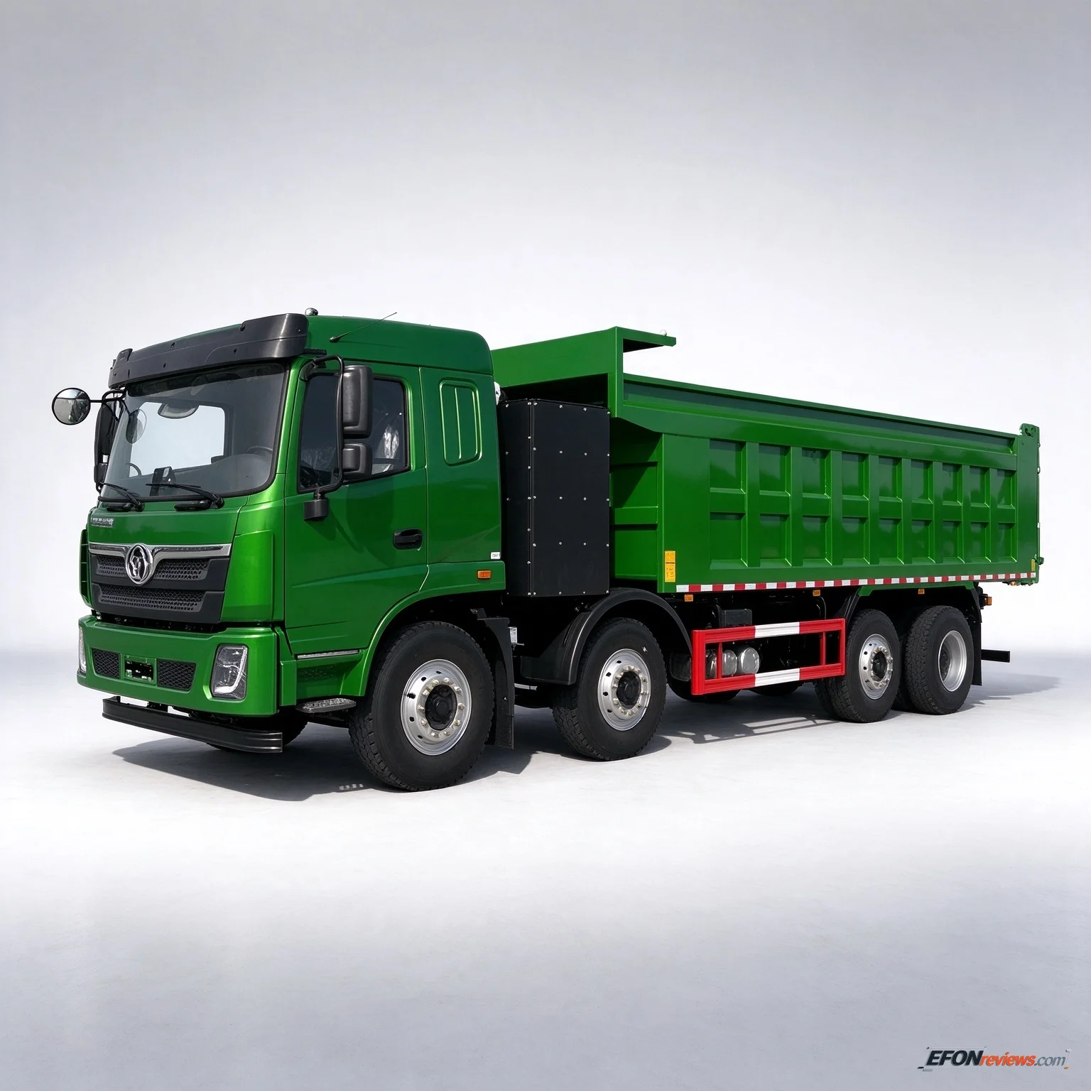 Tri-Ring 8×2 EV Dump Truck-352kWh-