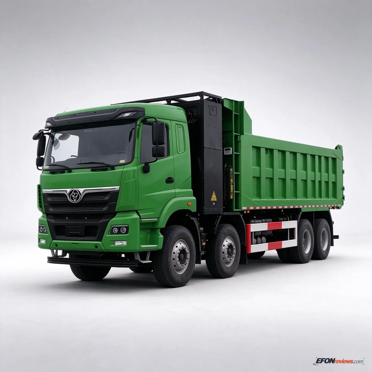 Tri-Ring 8×4 EV Dump Truck-357kWh-