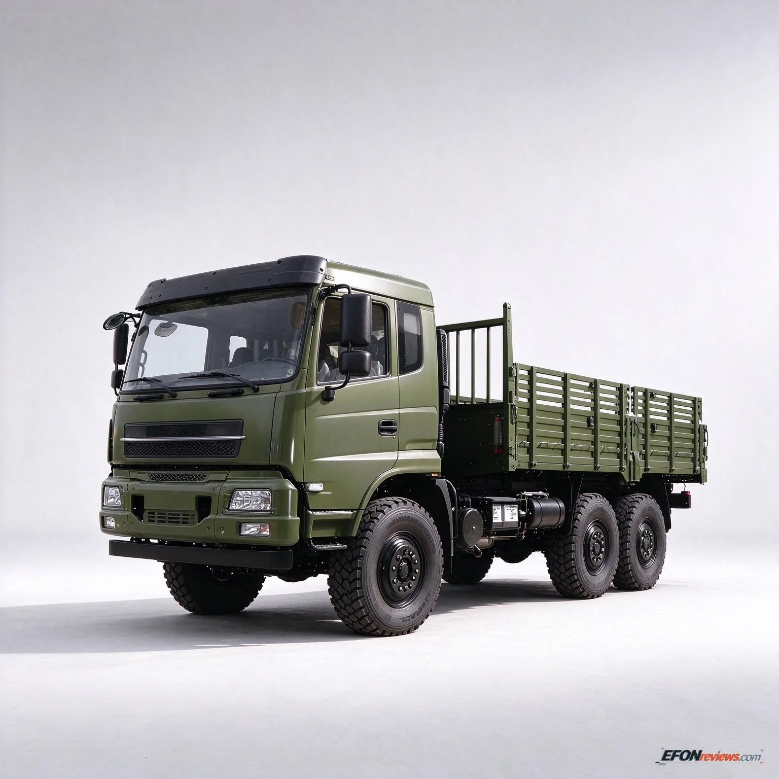 Heavy-Duty 4×2 Flatbed Cargo Truck | 220HP Yuchai China V Engine | 6.2m Drop-Side Bed-