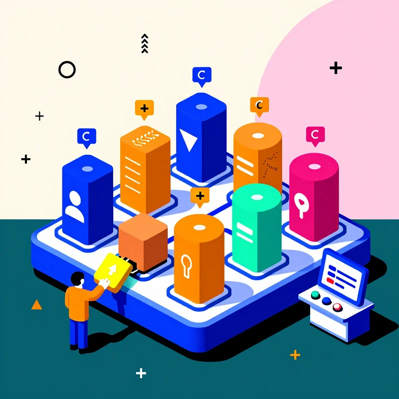 企业级全栈自研技术方案示意图