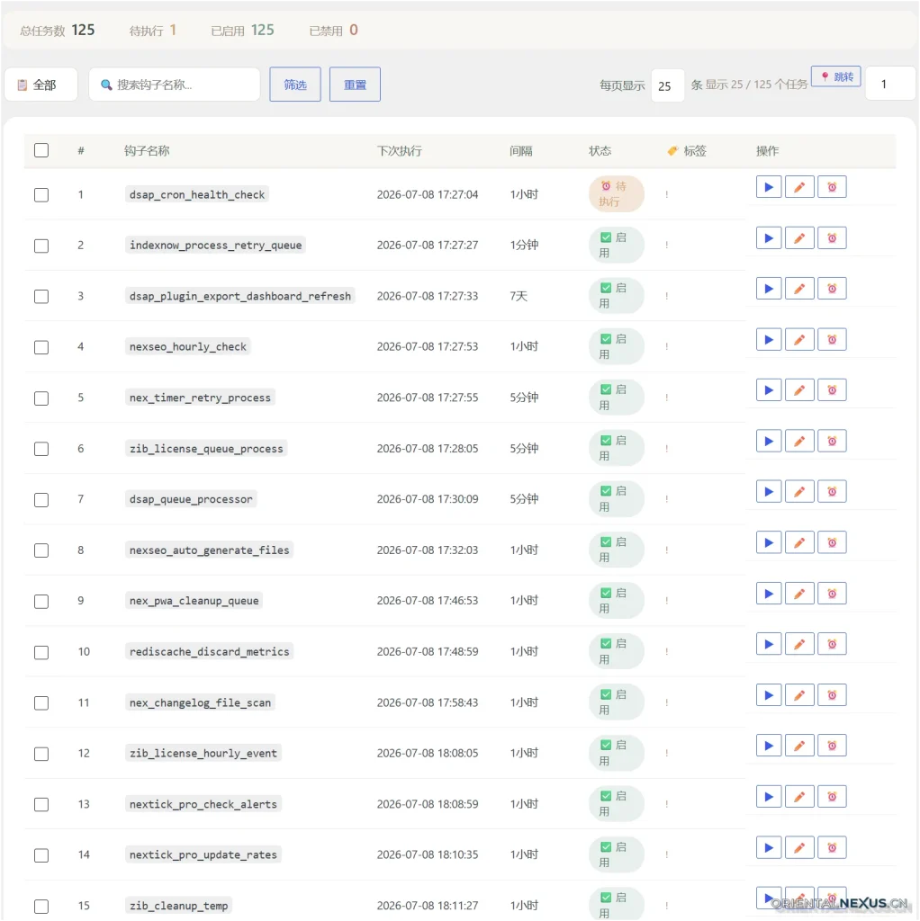 图片[2]-Nex-Timer 企业级定时调度插件 常驻内存精准触发 WP-Cron 任务-具象智联 Orientalnexus.cn